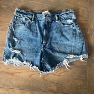 Abercrombie & Fitch Blue Jean Shorts
